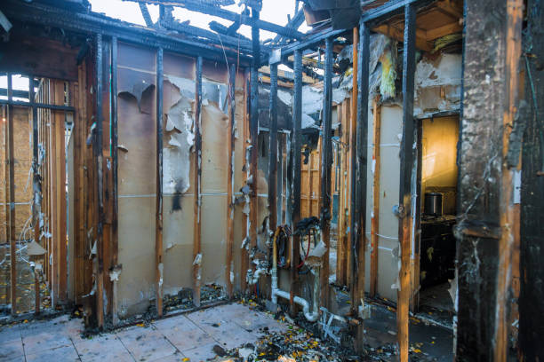 Professional Emergency Fire Cleanup technician working in Oak Brook, IL